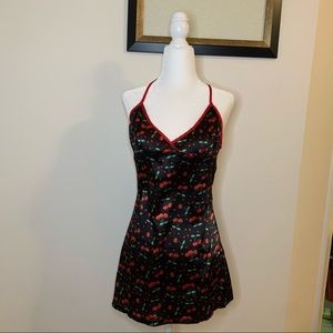 Seven ‘Til Midnight Sexy Cherry Lace Up Teddy